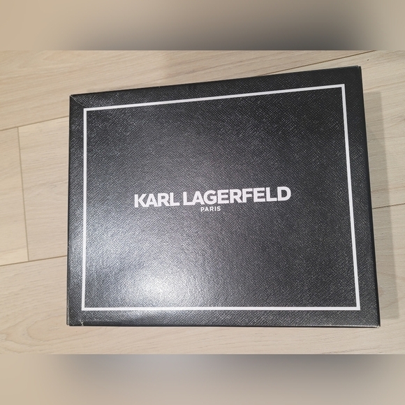 Cc- Karl Lagerfeld Edith floral suede black boots - Picture 3 of 9